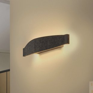 OSRAM LED wandlamp Decor Flat Felt, grijs, vilt, 3.000 K