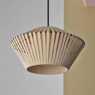 OSRAM hanglamp Decor Stripes Ø 30,5 cm, beige, textiel, E27