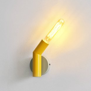 OSRAM wandlamp Decor Straw, 1-lamp, grijs/geel, staal, E27