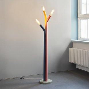 OSRAM vloerlamp Decor Straw, 3-lamps, kleurrijk, staal, E27