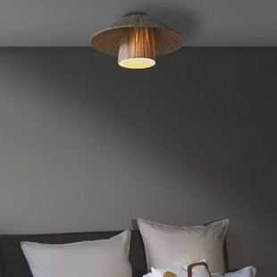 OSRAM plafondlamp Decor Bamboo Paper Hat Ø 40 cm, bamboe E27