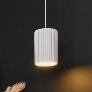 OSRAM hanglamp Decor Plaster Routes Tube, wit, gips, E27