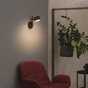 OSRAM LED wandlamp Decor Kyoto, zwart, dimbaar, stekker