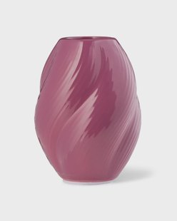 HEMA Vaas voor geurstokjes ⌀7x10cm keramiek twist aubergine (aubergine)