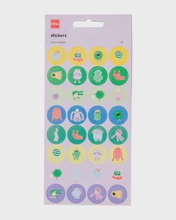 HEMA Stickervellen monsters