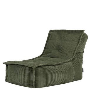 icon Dolce Lounge Zitzak - Ribfluweel - Saliegroen
