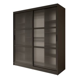 Meubella - Kledingkast Fessaro - Zwart - 180 cm