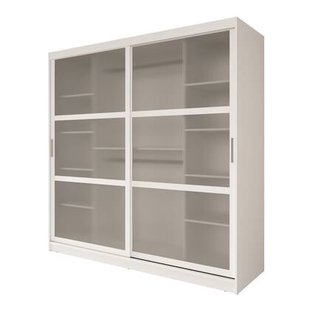 Meubella - Kledingkast Fessaro - Wit - 200 cm