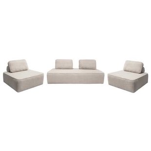 sweeek - Set van fauteuils voor modulaire bank 4 zitplaatsen bouclé