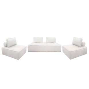 sweeek - Set van fauteuils voor modulaire bank 4 zitplaatsen bouclé