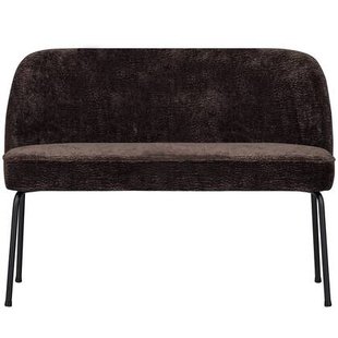 WOOOD Vogue Eetbank - 3D Chenille - Donkerbruin - 83x120x59