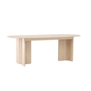 Fjôrd - Eettafel Rond - Naturel - 220x100x75cm - Tyresö