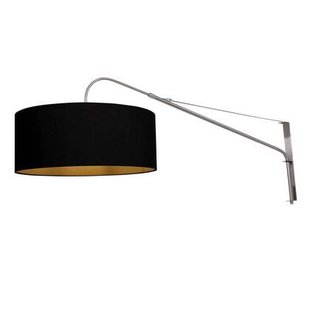 Steinhauer - wandlamp - Elegant Classy - staal - linnen metaal -