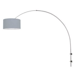 Steinhauer - wandlamp - Sparkled Light - staal - linnen metaal - E27