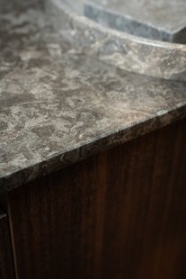 Afdekblad Loutro Marmer Taupe 100x140 cm