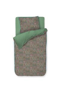 Pip Studio Dekbedovertrekset Little Jabali Groen 140x200/220cm