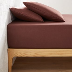 Effen hoeslaken in tergal, omslag 32 cm, Scenario