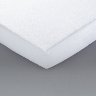 Matrasbeschermer van katoenen badstof, anti-mijt H25cm