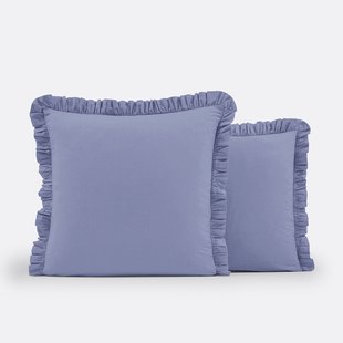 Kussensloop in gewassen katoen met volant, voor kinderen