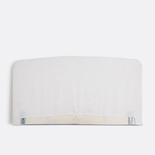 Gevormde hoes in gewassen linnen voor hoofdbord, Abella