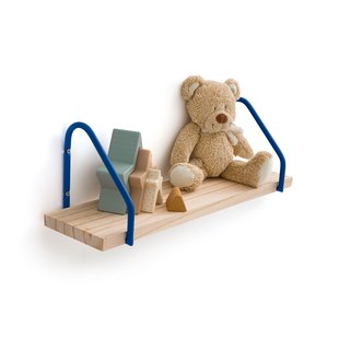 Wandplank in grenen en ijzer metaal L50 cm, Vinto