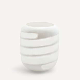 Vaas in ondoorzichtig mat glas, Topina