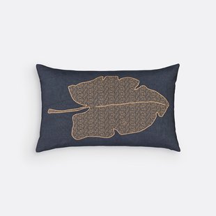 Rechthoekig kussenhoes, katoen/linnen, Jalan