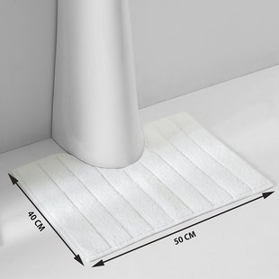 Badmat voor rond WC/lavabo 1300g/m2, Zavara