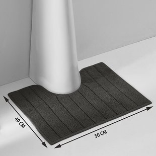 Badmat voor rond WC/lavabo 1300g/m2, Zavara