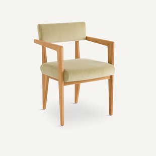 Tafelstoel in eik en fluweel, Izag