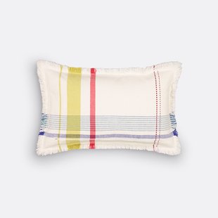 Rechthoekige kussenhoes in katoen, Asmar