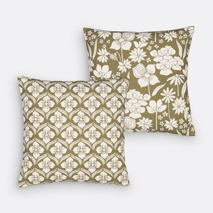 Set van 2 kussenhoezen 40 x 40 cm katoen, Dallas