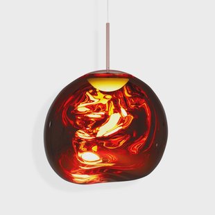 Melt LED hanglamp, Ø 50 cm, koper, kunststof Tom Dixon - Slaapkamer - Designer - 1 lamp