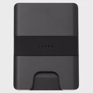 The James Brand The Lowe ES217996-10 Black + Black, portemonnee