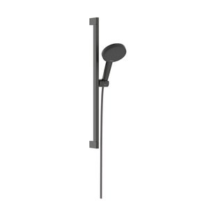 Hansgrohe Raindance alive 125 3 jet EcoSmart doucheset 65cm - Brushed Black Chrome (antraciet) 24600340