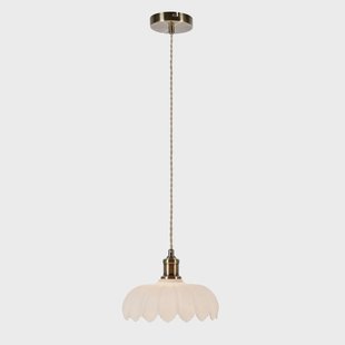 Markslöjd - Kurage Hanglamp Antique Brass/White