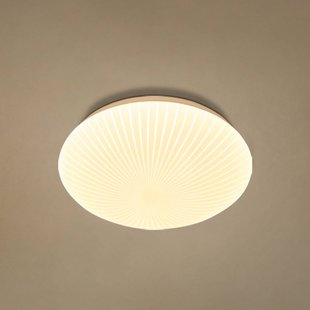 Searchlight LED plafondlamp Malta, Ø 29 cm, wit, acryl, CCT