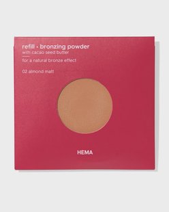 HEMA Navulling bronzer 02 almond matt