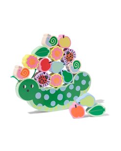 HEMA Wiebel rups 19.5x2.5x19.5cm hout