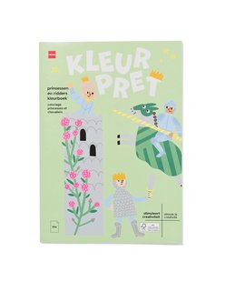 HEMA Kleurboek A4 ridders en prinses
