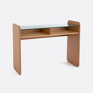 Bureau met gehard glazen blad, Ericson