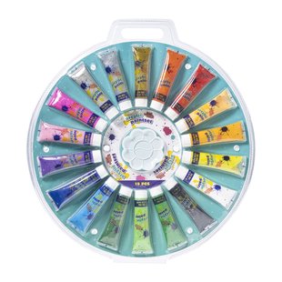 Acrylverf - multikleur - set van 19