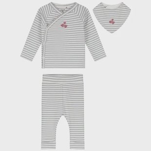 Prénatal newborn kledingset rib streep