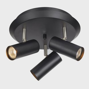 Barcelona Plafondlamp 3L Black Markslöjd - Woonkamer - Metaal