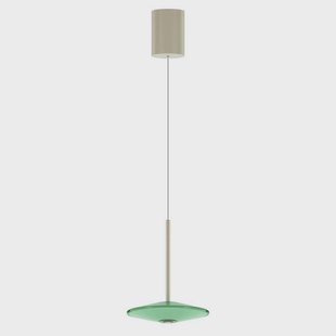 LOOM DESIGN LED hanglamp Solene, groen, glas, Ø 20 cm