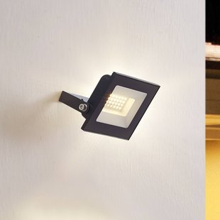 Prios LED buitenspot Maikel, 20W, metaal, set van 2