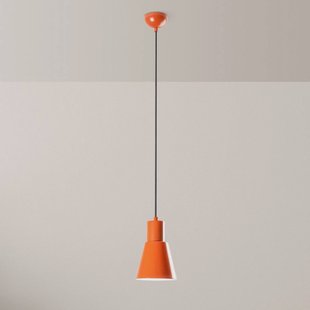 Opviq Hanglamp Konikkem, oranje, metaal, Ø 14 cm, E27
