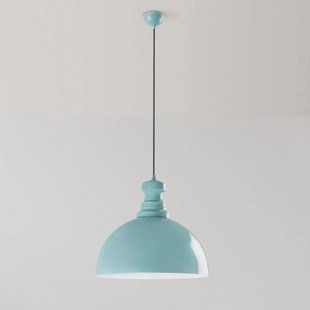 Opviq Hanglamp Kure, turquoise, metaal, Ø 40 cm E27
