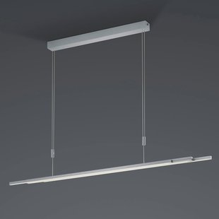 BANKAMP LED hanglamp Lightline ZigBee up/down nikkel 3 m afhanghoogte
