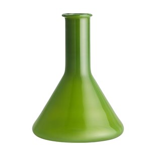 Kosta Boda Lab maatglas vaas 18,5 cm Groen